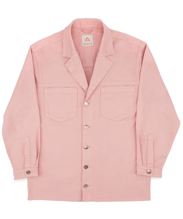 Hay Life Utility Denim Shacket - Light Pink