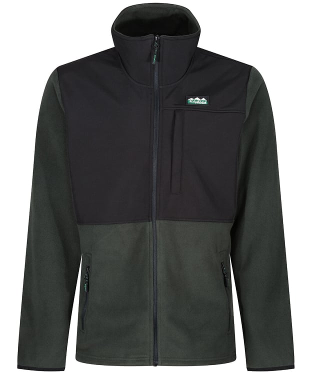 Men's Ridgeline Hybrid Fleece Jacket - Olive / Black