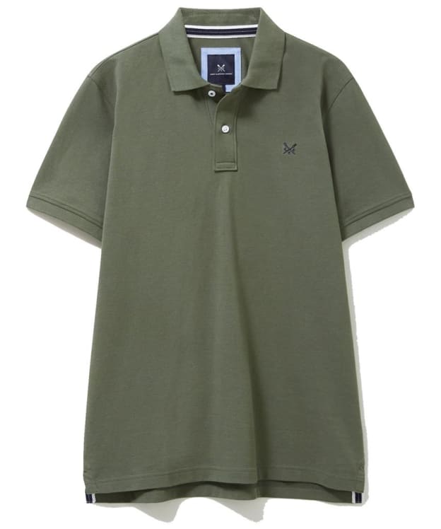 Men's Crew Clothing Classic Pique Polo Shirt - Olive