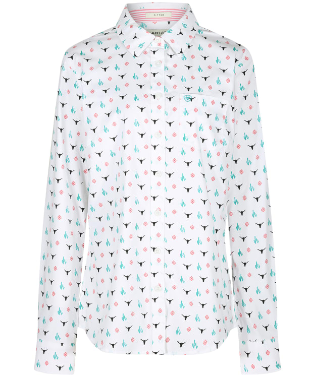 Women’s Ariat Kirby Long Sleeve Shirt - Steer Garden