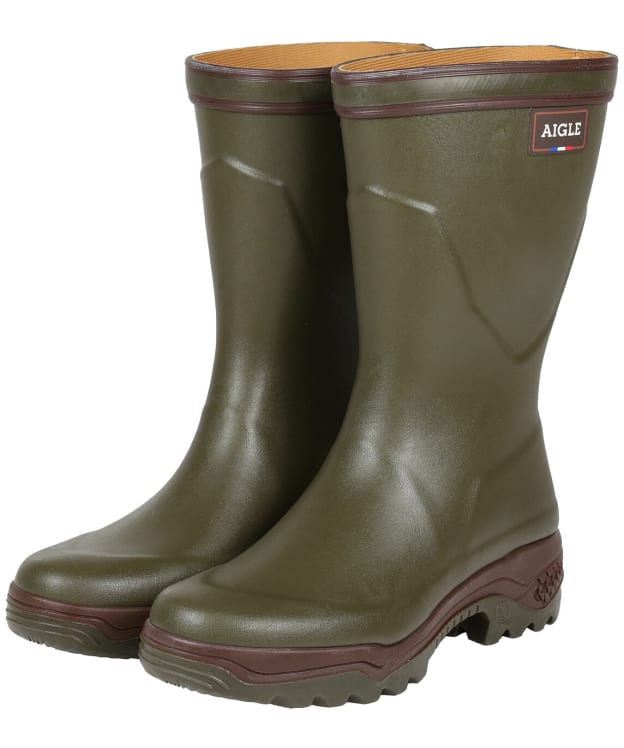 Aigle Parcours 2 Mid Height Wellington Boots - Khaki