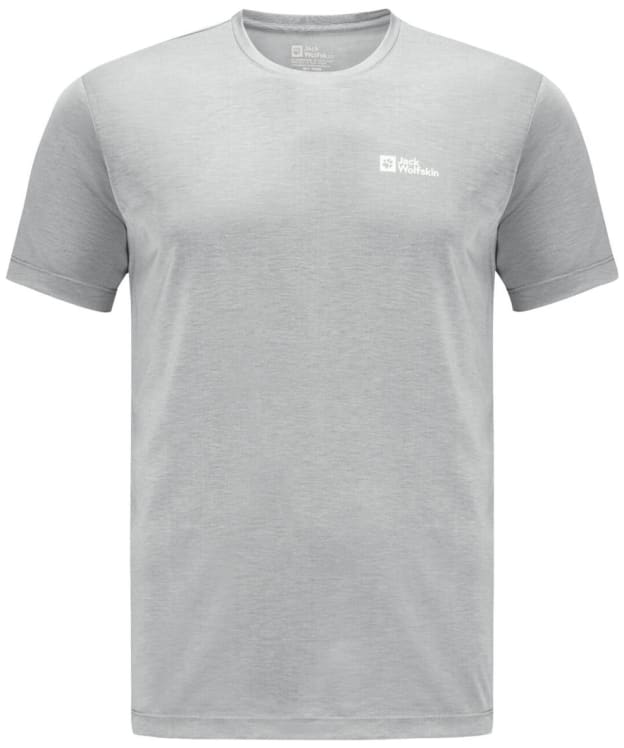 Men's Jack Wolfskin Vonnan Short Sleeve T-Shirt - Cool Grey