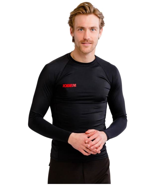 Men's Jobe Long Sleeve Rash Guard - Black