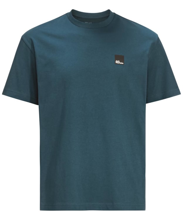 Jack Wolfskin Eschenheimer Organic Cotton Tee - Blue Daze