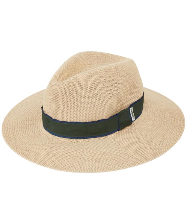 Schöffel Porth Panama Hat - Navy / Green Stripe