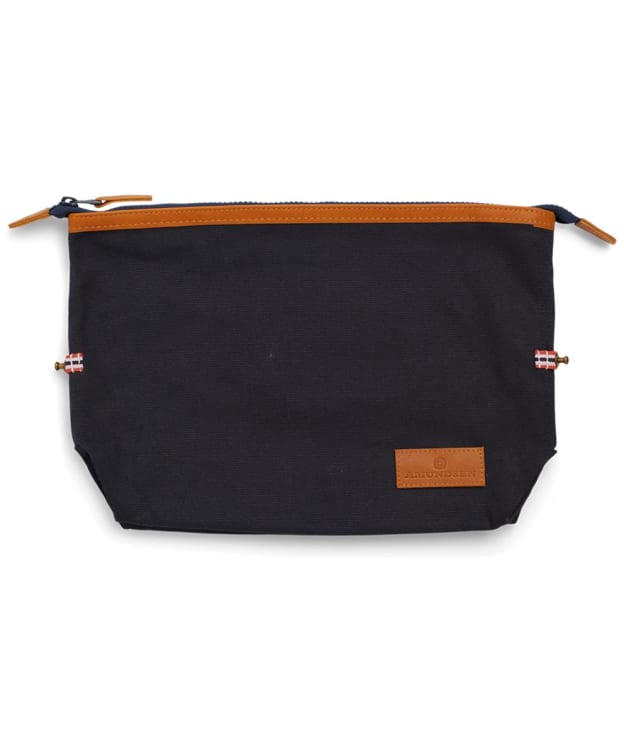 Amundsen Cotton Canvas Wash Bag - Faded Navy