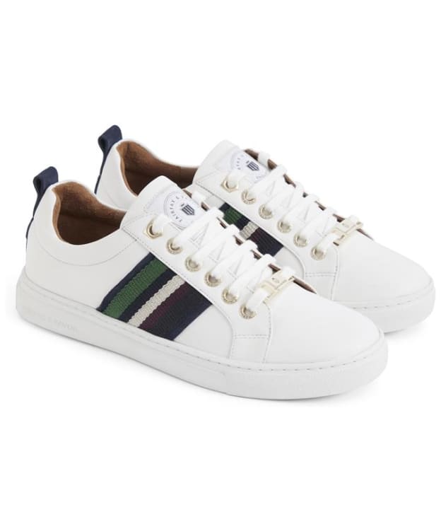 Women’s Fairfax & Favor Boston Trainer - White
