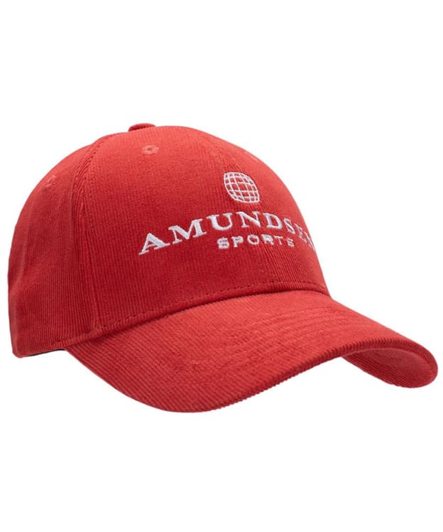 Amundsen Concord Corduroy Baseball Cap - Red