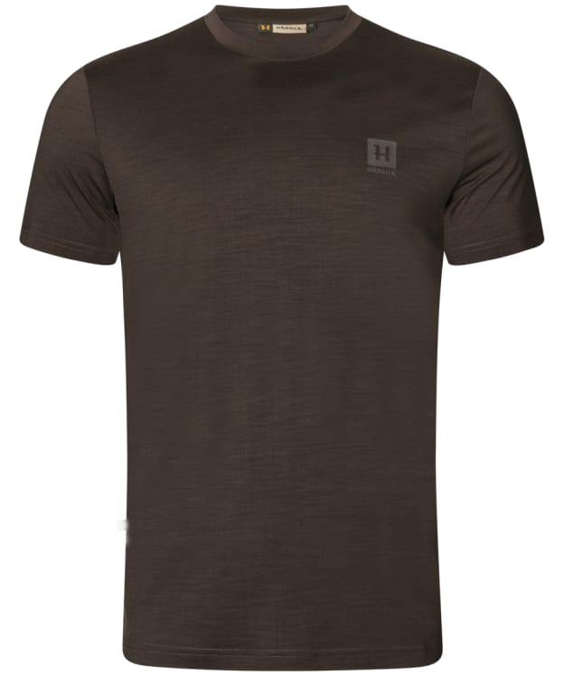 Men's Härkila All Season Short Sleeve Baselayer - Shadow Brown