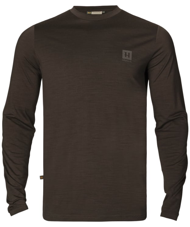 Men's Härkila All Season Long Sleeve Baselayer - Shadow Brown