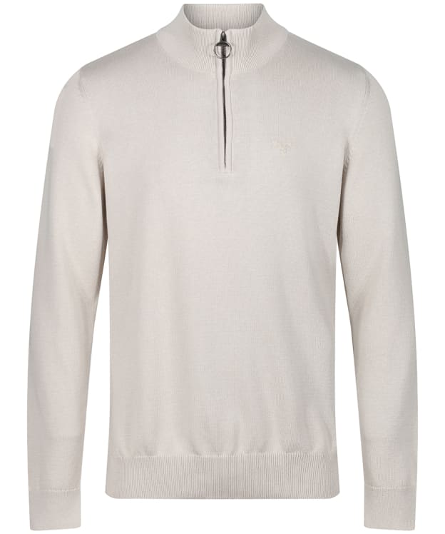 Men’s Barbour Cotton Half Zip Sweater - Mist