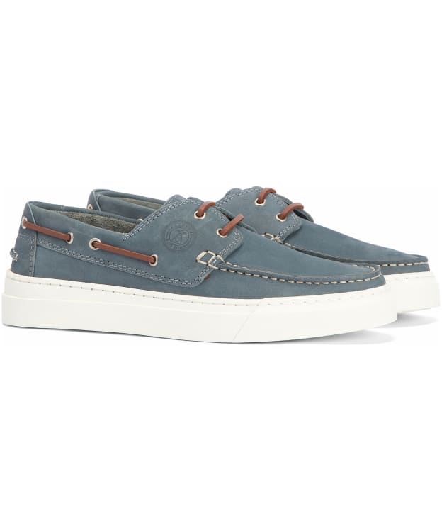 Men's Barbour Bosun Deck Shoes - Dark Slate