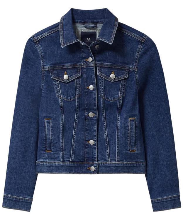 Women's Crew Clothing Denim Western Jacket - Mid Wash