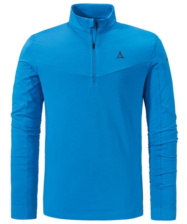 Men's Schöffel Ski Fiss Long Sleeve Zip Neck Base Layer - Shift Blue