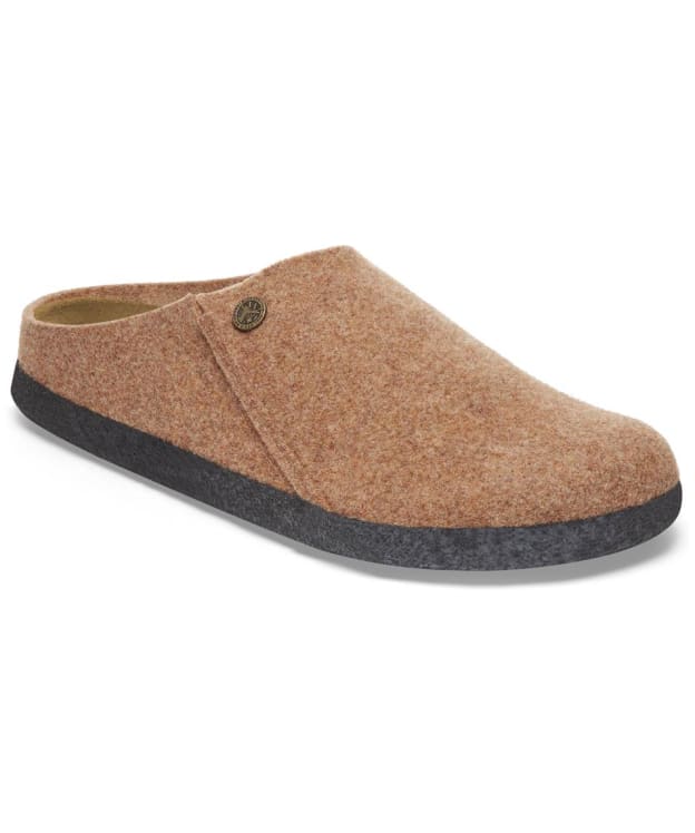 Birkenstock Zermatt Wool Felt Slippers - Regular Footbed - Toffee Melange