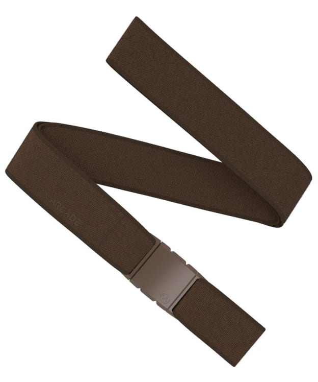Arcade Atlas Slim Stretch Webbing Belt - Medium Brown