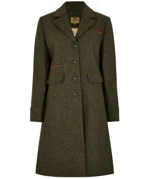 Women's Dubarry Blackthorn Water-Repellent Tweed Coat - Heath