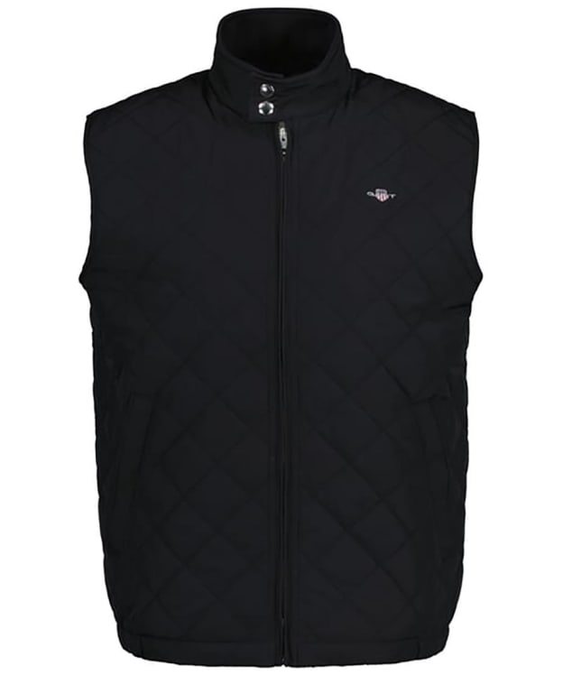 Men’s GANT Quilted Windcheater Vest - Black