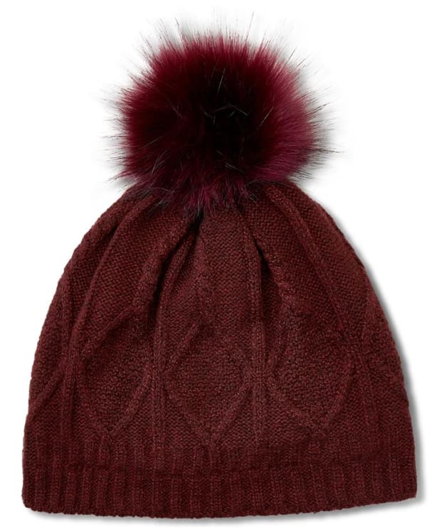 Women's Ariat Kelston Bobble Hat - Tawny Port