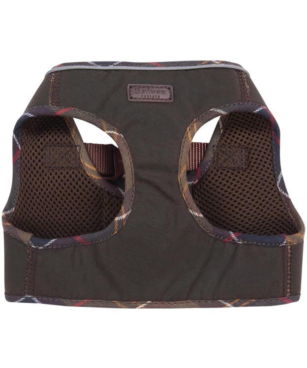Barbour Wax Step in Dog Harness - Olive