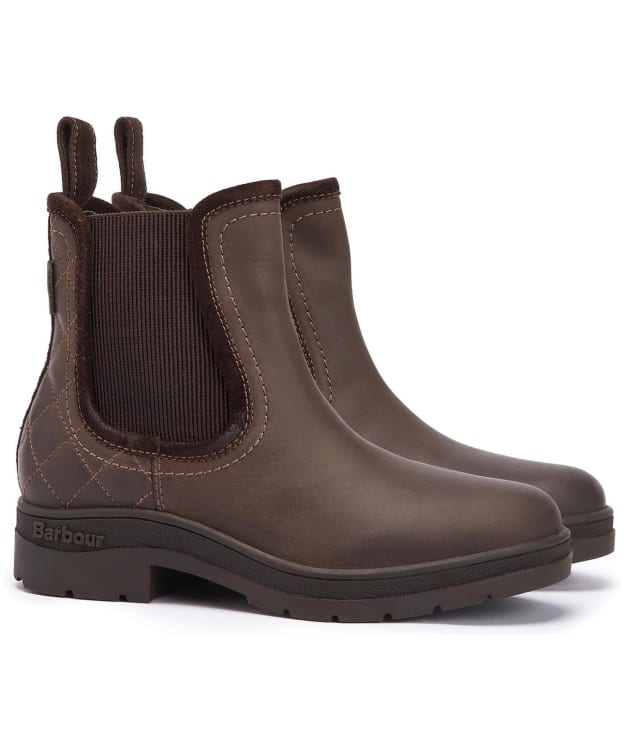 Women's Barbour Birch Waterproof Chelsea Boots - Brown