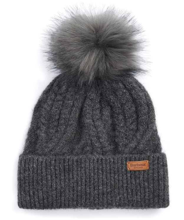 Women's Barbour Elsdon Beanie Hat - Grey