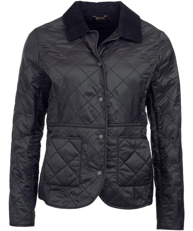 Women's Barbour Deveron Polarquilt Jacket - Black