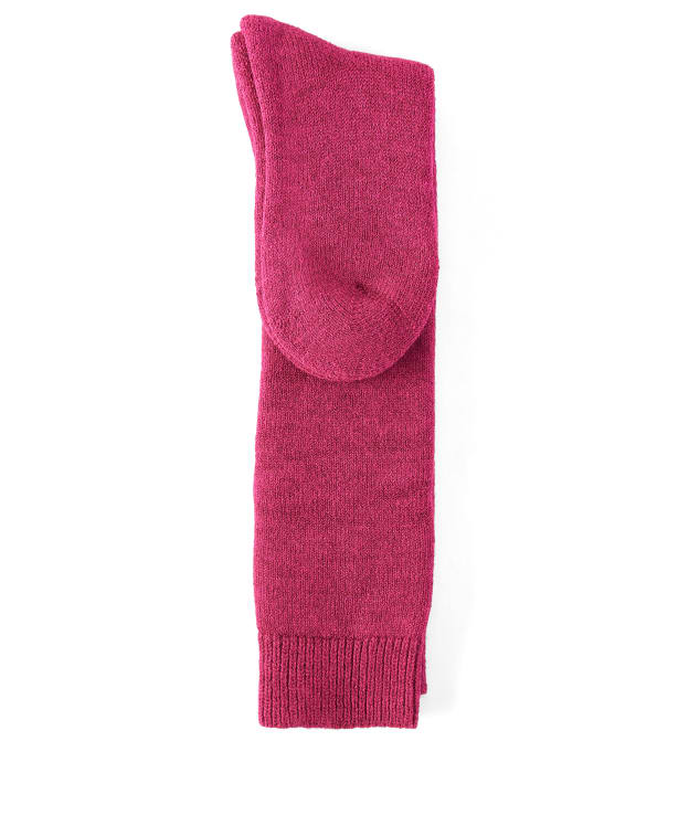 Women's Barbour Knee Length Wellington Socks - Raspberry