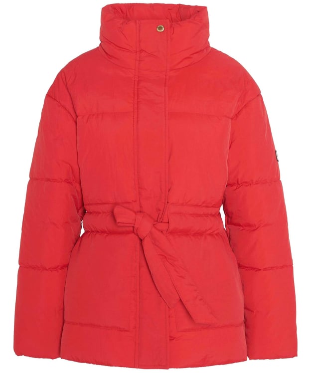 Women's Barbour International Cindy Puffer Jacket - Scarlet