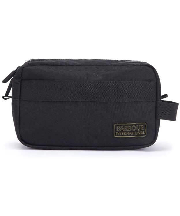 Men's Barbour International Knockhill Essential Washbag - Black