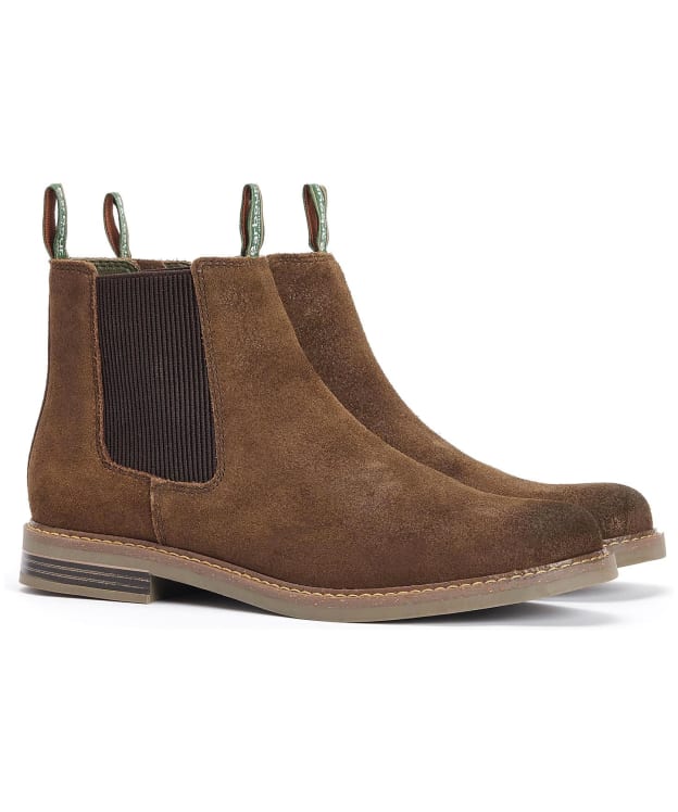 Men's Barbour Farsley Chelsea Boots - Khaki 2
