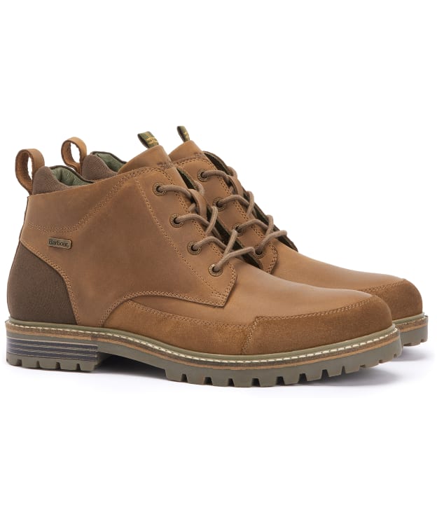Men's Barbour Quartz Derby Boots - Timber Tan