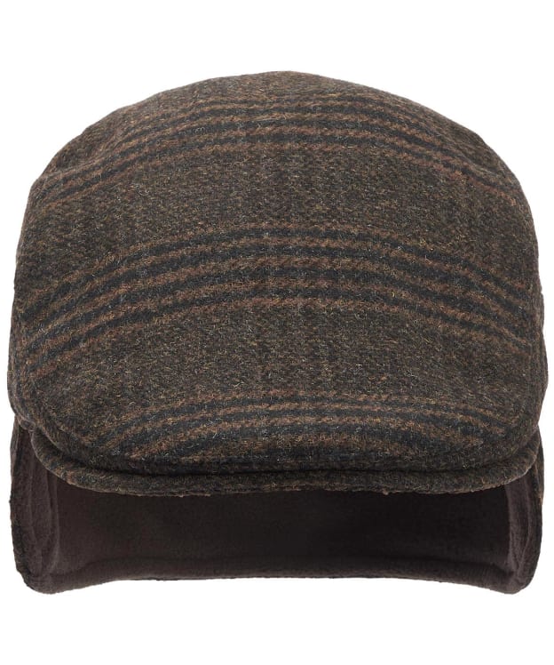 Men’s Barbour Cheviot Flat Cap - Brown Check