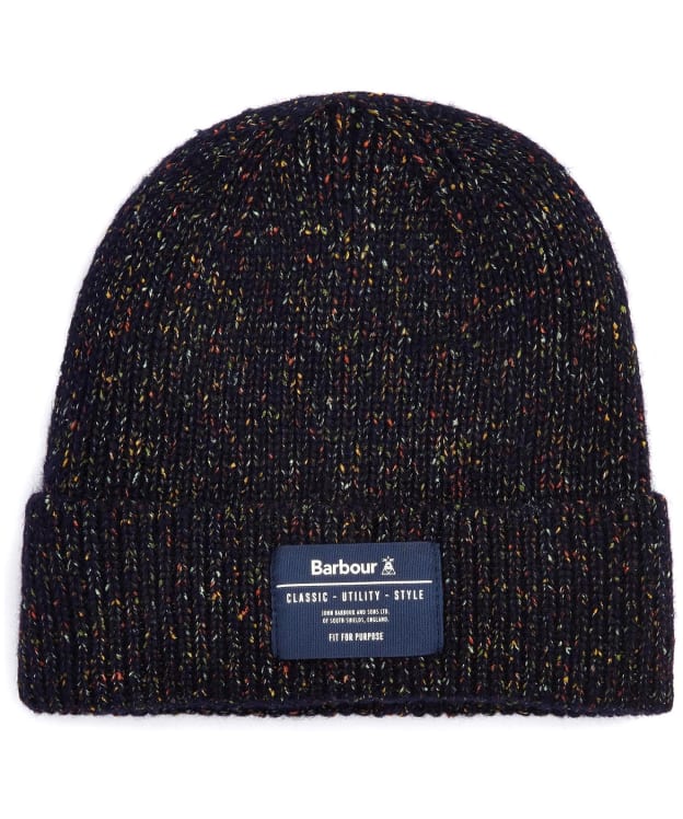 Men's Barbour Eston Beanie Hat - Navy