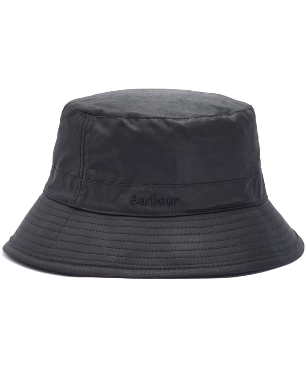 Men's Barbour Waxed Sports Hat - Black