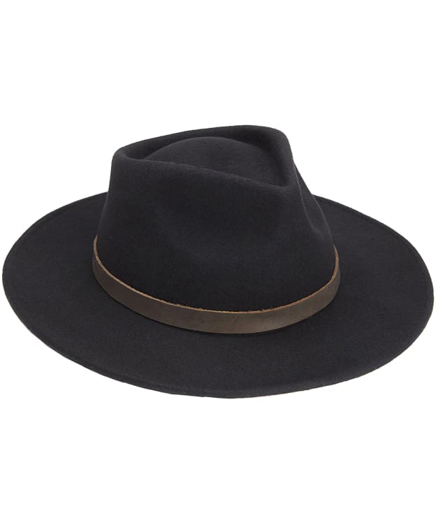 Men's Barbour Crushable Bushman Hat - Black