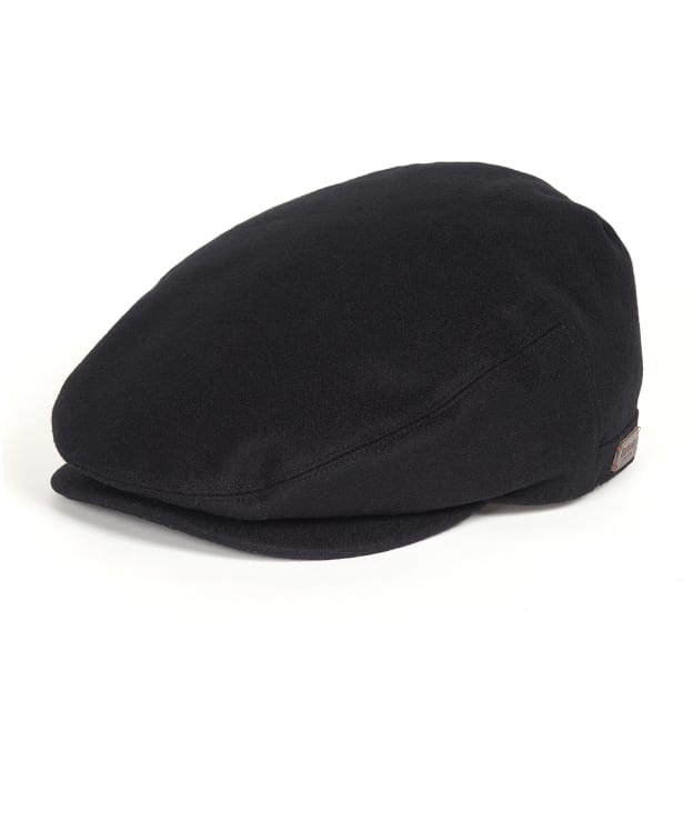 Men's Barbour Redshore Flat Cap - New Black