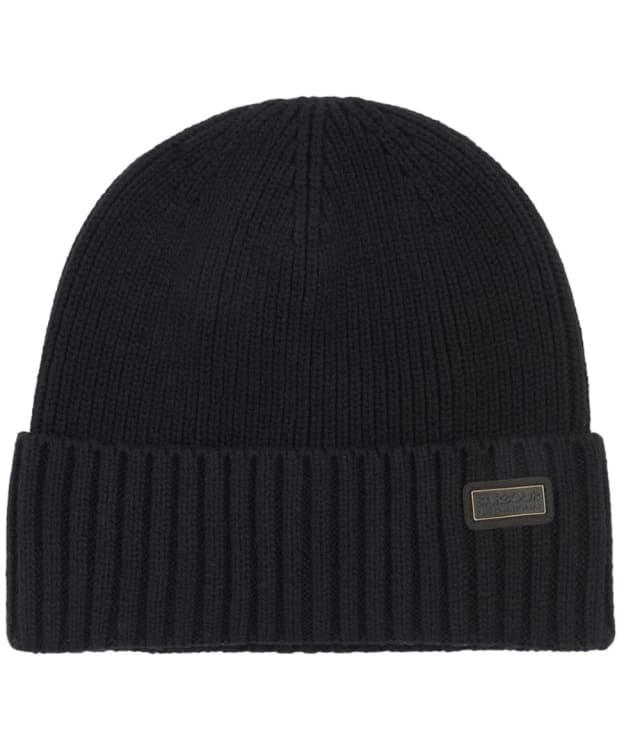 Men's Barbour International Chester Beanie Hat - Black