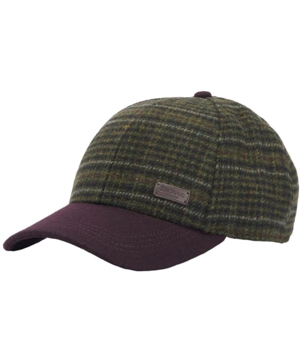 Men's Barbour Clyde Cap - Brown / Olive Plaid