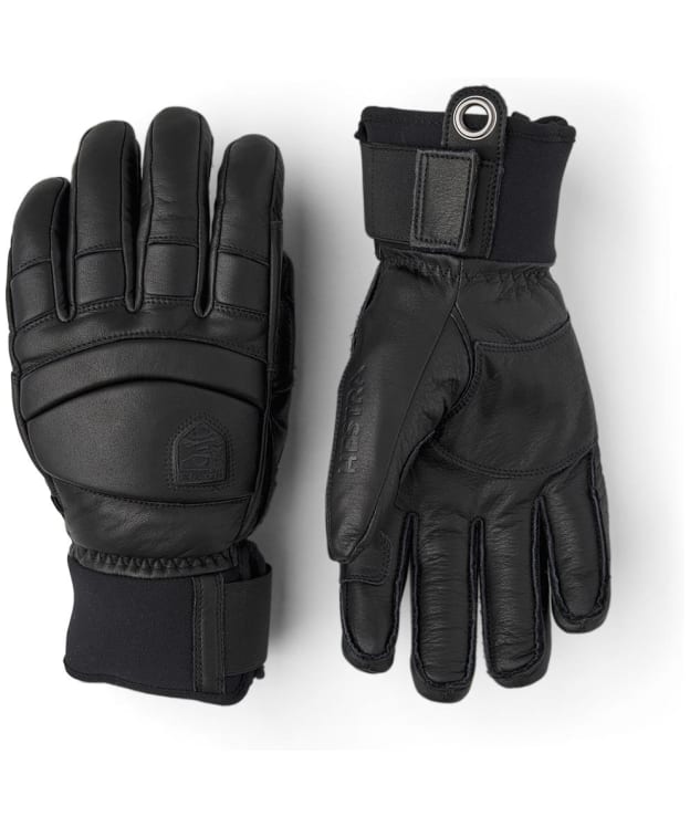 Men's Hestra Fall Line 5 Finger Ski Gloves - Black