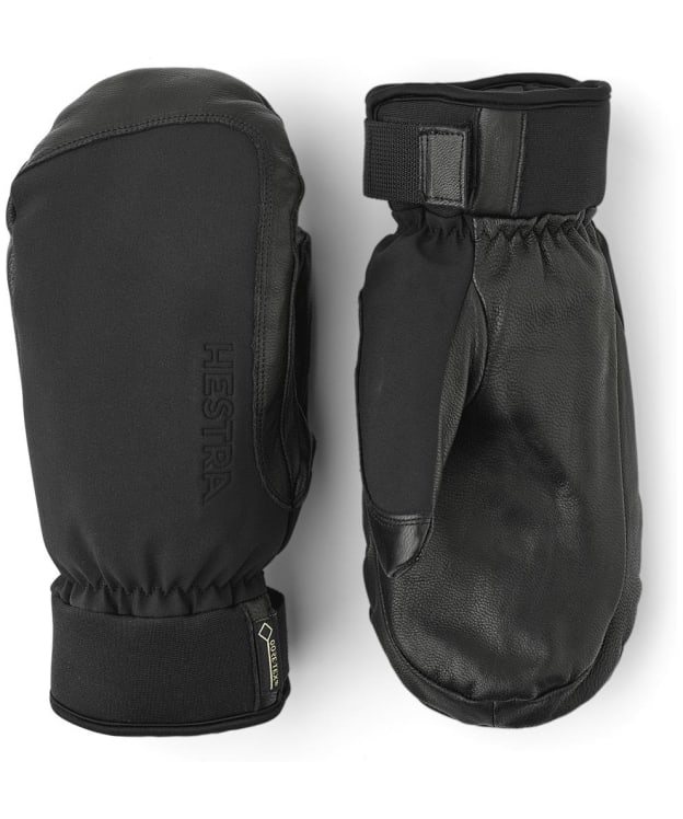 Men's Hestra Alpine Gore-Tex  Short Ski Mitts - Black