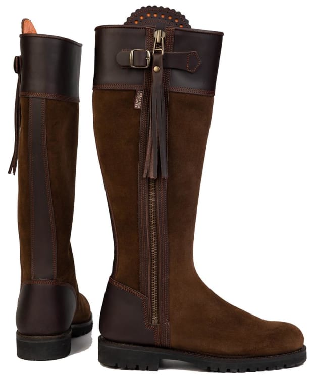 Women's Penelope Chilvers Inclement Long Tassel Waterproof Boots - Dark Oak