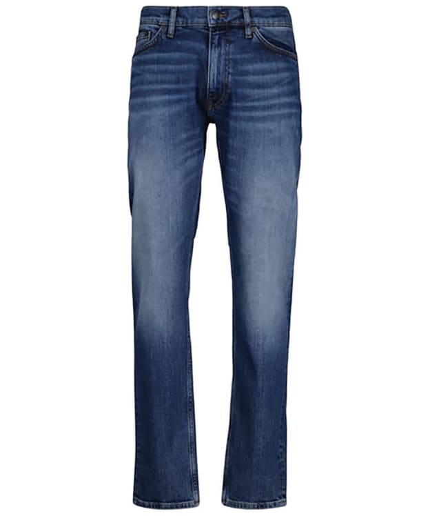 Men's GANT Classic Slim Fit Mid Rise Jeans - Mid Blue Vintage