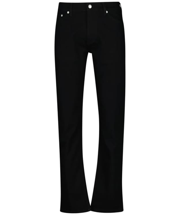Men's GANT Regular Fit Mid Rise Stay Black Jeans - Black