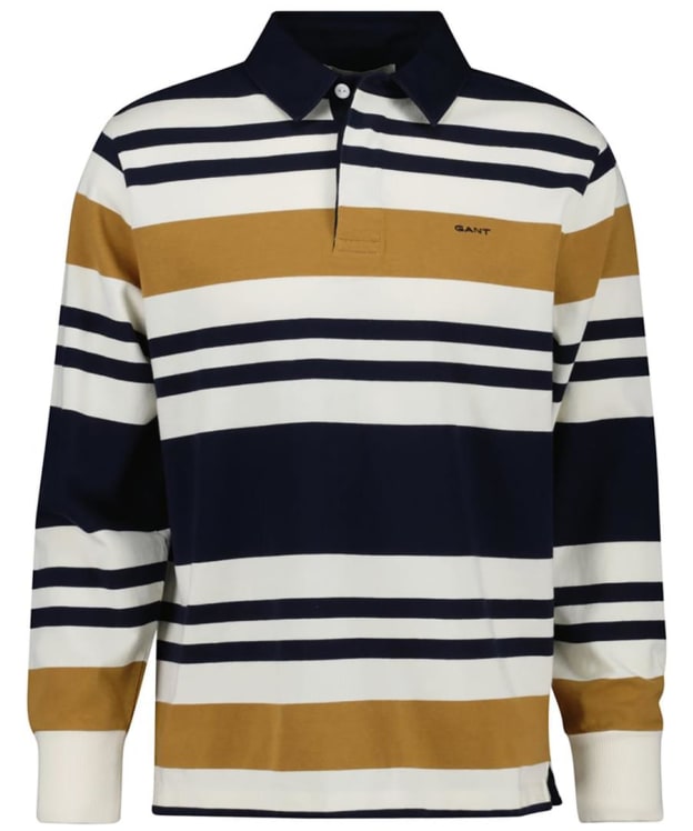 Men's GANT Multistripe Heavy Cotton Rugger - Cumin Beige