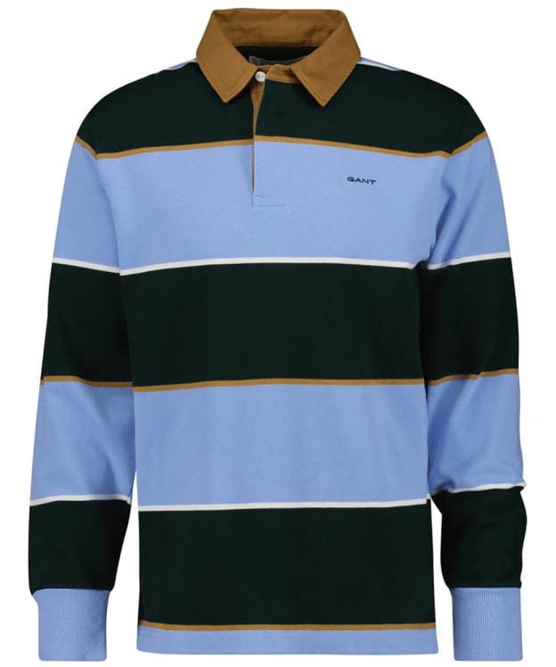Men's GANT Multistripe Heavy Cotton Rugger - Clear Sky