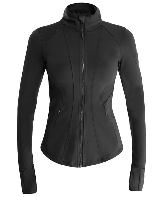 Women's Aztec Diamond Fitted Jacket - Black