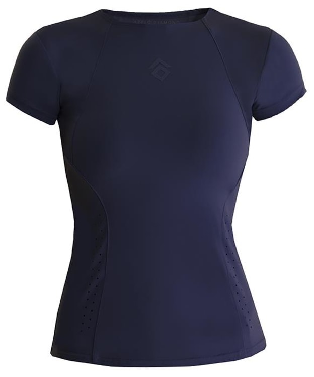 Women's Aztec Diamond Short Sleeve Tech Tee - Navy