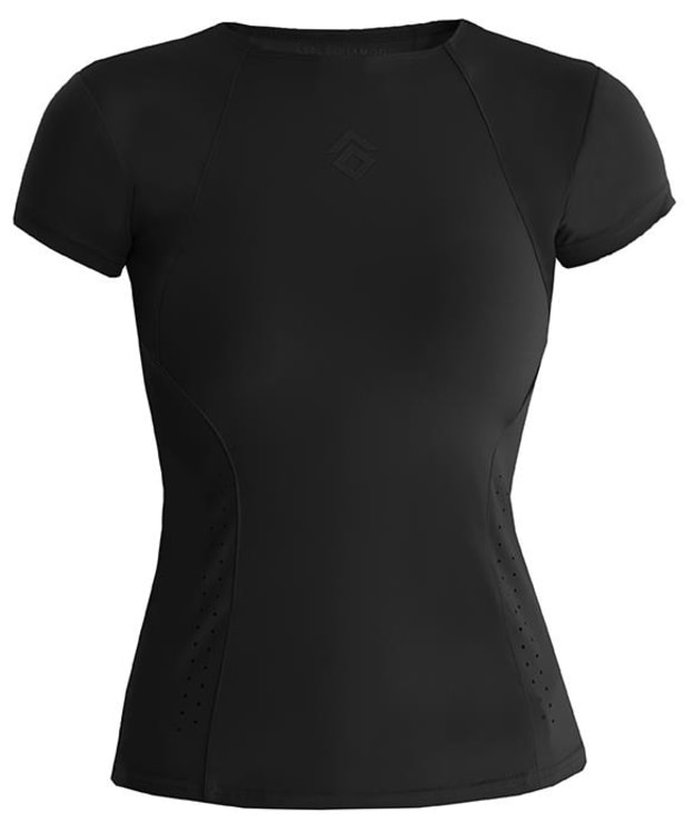 Women's Aztec Diamond Short Sleeve Tech Tee - Black