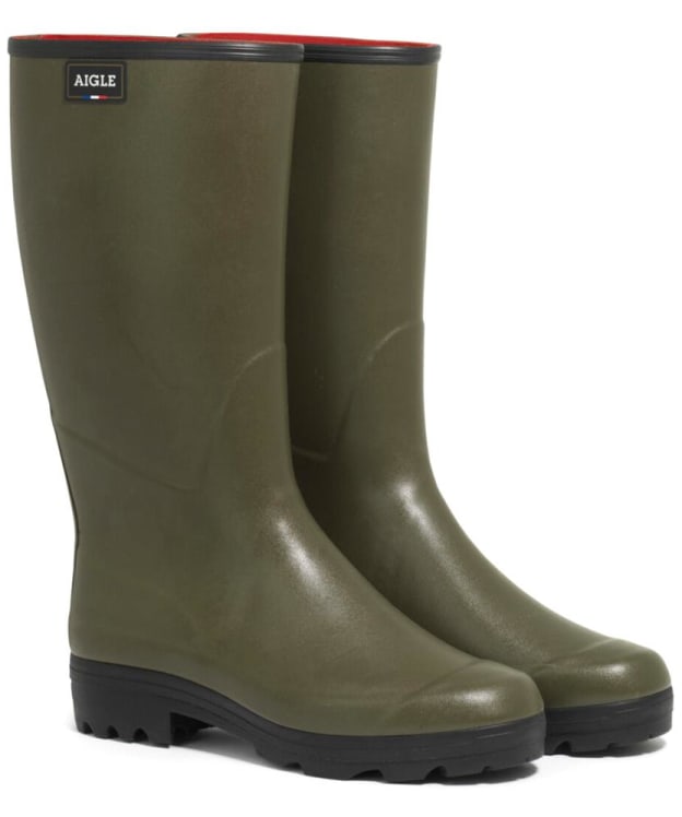 Men's Aigle Chambord Neomesh Wellington Boots - Khaki
